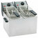 Frytownica przemysłowa podwójna, nastawna V 2x5 l, P 6.4 kW | Roller Grill 777323 Stalgast