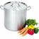 Garnek wysoki z pokrywką, stalowy, Ø 320 mm, V 25.7 l | Stalgast 011342