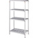 Regał magazynowy aluminiowy, 900x560x1680 mm | Stalgast 686092