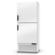 Szafa chłodnicza biała bez wentylatora Rapa Sch-Z 625/2D drzwi pełne