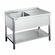 Zlew 1-komorowy (L), z półką 1200x700x850(900) mm | Rilling AST0712C1LTZ