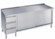 Stół nierdzewny z drzwiami suwnymi i blokiem 3 szuflad 2000x600x850(900)mm ASS 0620C S3L0