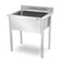 Basen gastronomiczny nierdzewny 1-komorowy 600x600x850 mm skręcany | Resto Quality RQMSB6060