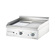 Płyta grillowa gastronomiczna a elektryczna, gładko-ryflowana, 8.1 kW, chrom | Stalgast 9737300
