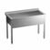 Stół z basenem 1-komorowym 800x600x850 mm h=400 mm skręcany | Gredil 671686