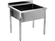 Basen gastronomiczny 1-komorowy 1000x700x950 mm H=300 mm | Yato Gastro YG-30925