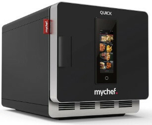 Gastronomiczny piec konwekcyjny do szybkiego gotowania QUICK 1T BLACK | Resto Quality QUICK 1T BLACK