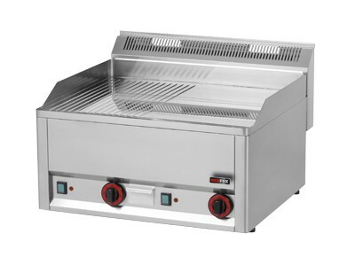 Gastronomiczna płyta grillowa chromowana elektryczna FTHRC 60 EL | REDFOX 00000521 | Redfox 00000521