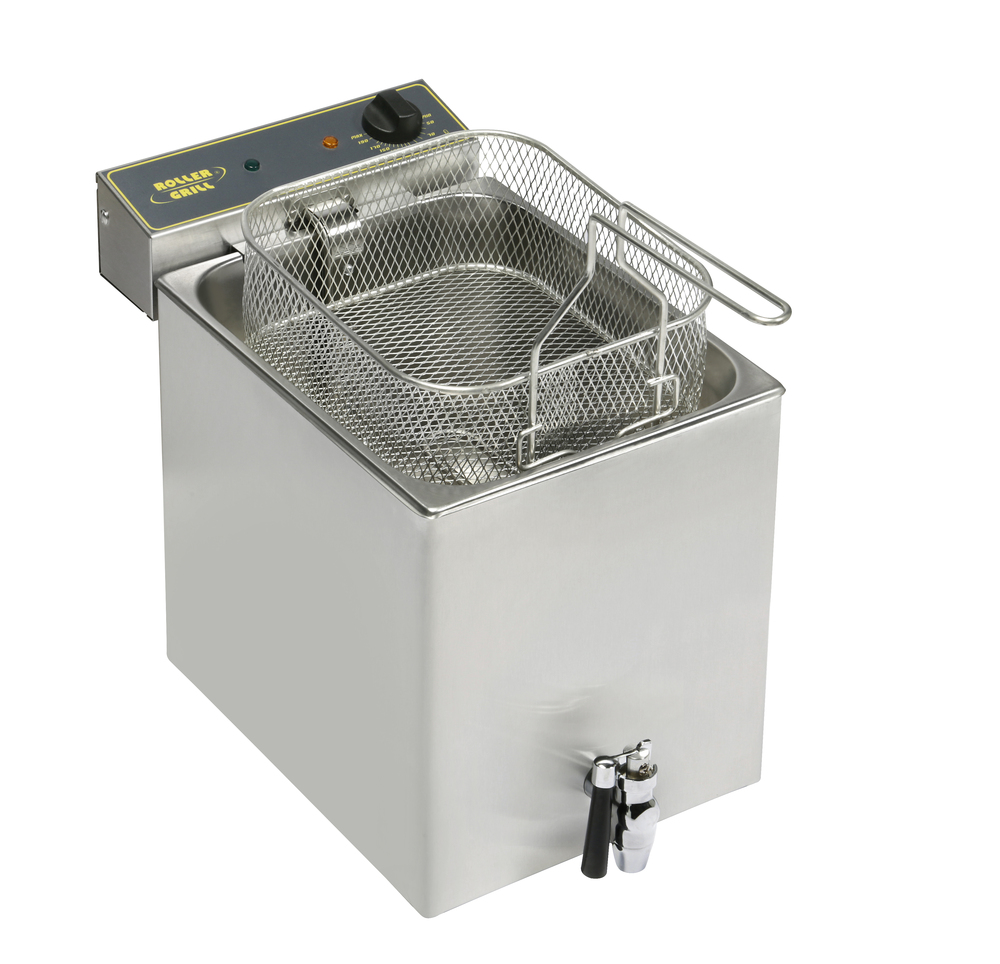 Frytownica nastawna 1-komorowa z kranem 12L | Roller Grill 777333 Stalgast