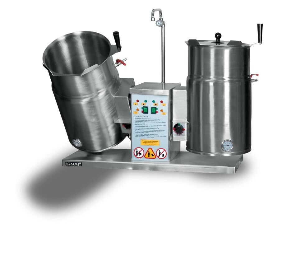 Dwa kotły przechylne KEP-30.1x2 Lozamet | Lozamet KEP-30.1x2