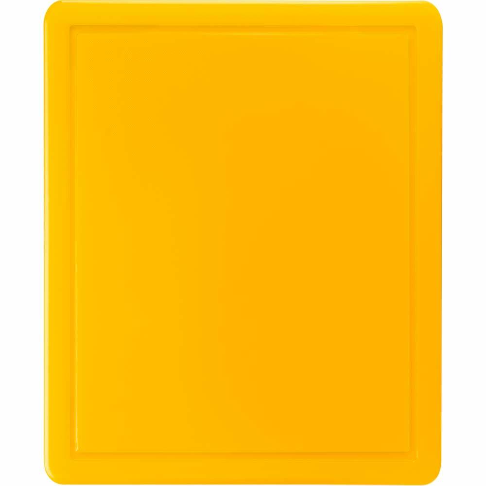 Deska do krojenia żółta HACCP 600x400x18 mm | Stalgast 341633