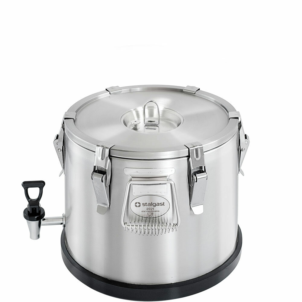 Termos nierdzewny cateringowy z kranem, V 20 l | Stalgast 052204