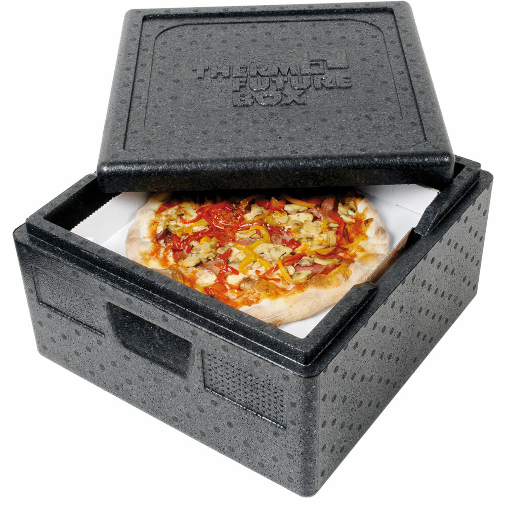 Pojemnik termoizolacyjny do pizzy, czarny, V 32 l | Stalgast 057301