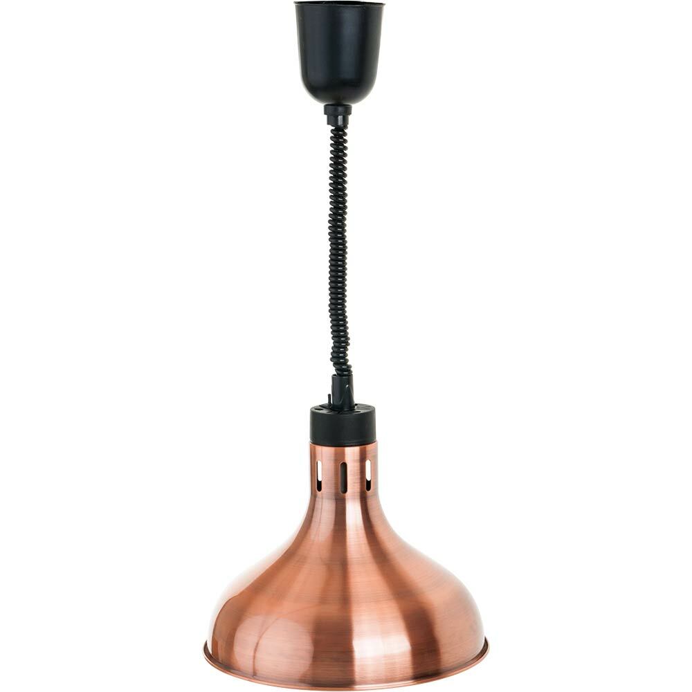 Profesjonalna lampa do podgrzewania potraw wisząca, miedziana, P 0.25 kW, U 230 V | Stalgast 692612
