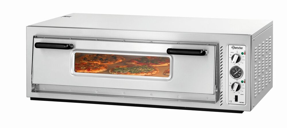 Piec do pizzy 1-poziomowy NT 901 | 6 pizz Ø30 cm | Bartscher 2002101