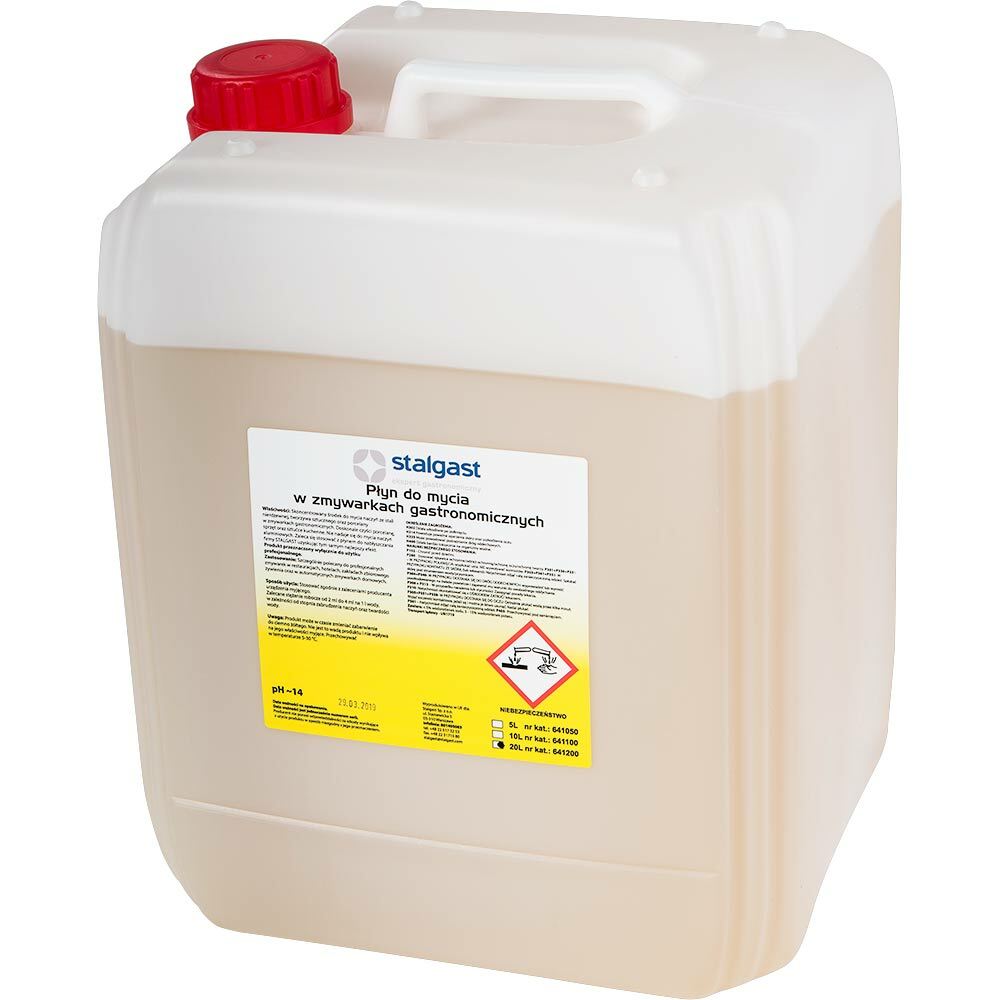 Płyn do maszynowego mycia naczyń, 20L | Stalgast 641200