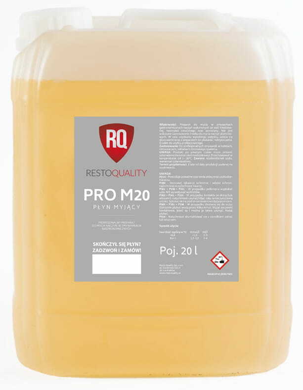 Profesjonalny płyn do mycia naczyń w zmywarkach gastronomicznych M20 | Resto Quality M20
