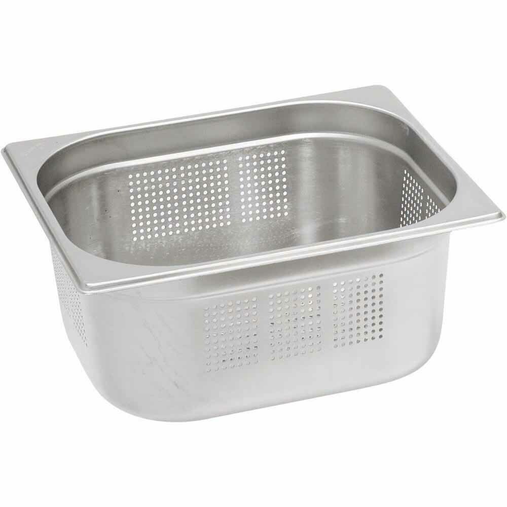 Pojemnik GN stalowy, perforowany, GN 1/2, H 65 mm | Stalgast 122064