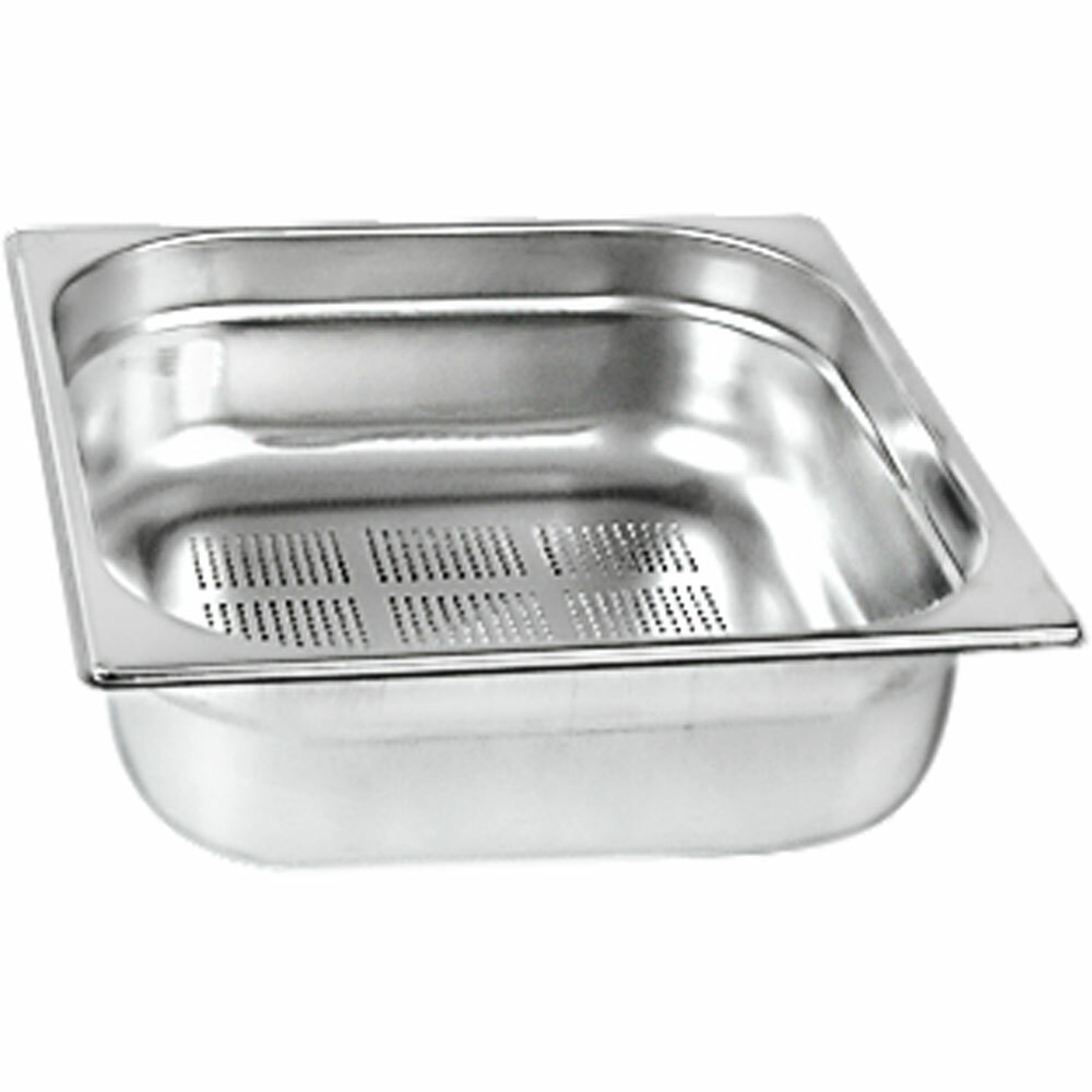 Pojemnik GN stalowy, perforowany, GN 2/3, H 65 mm | Stalgast 125064