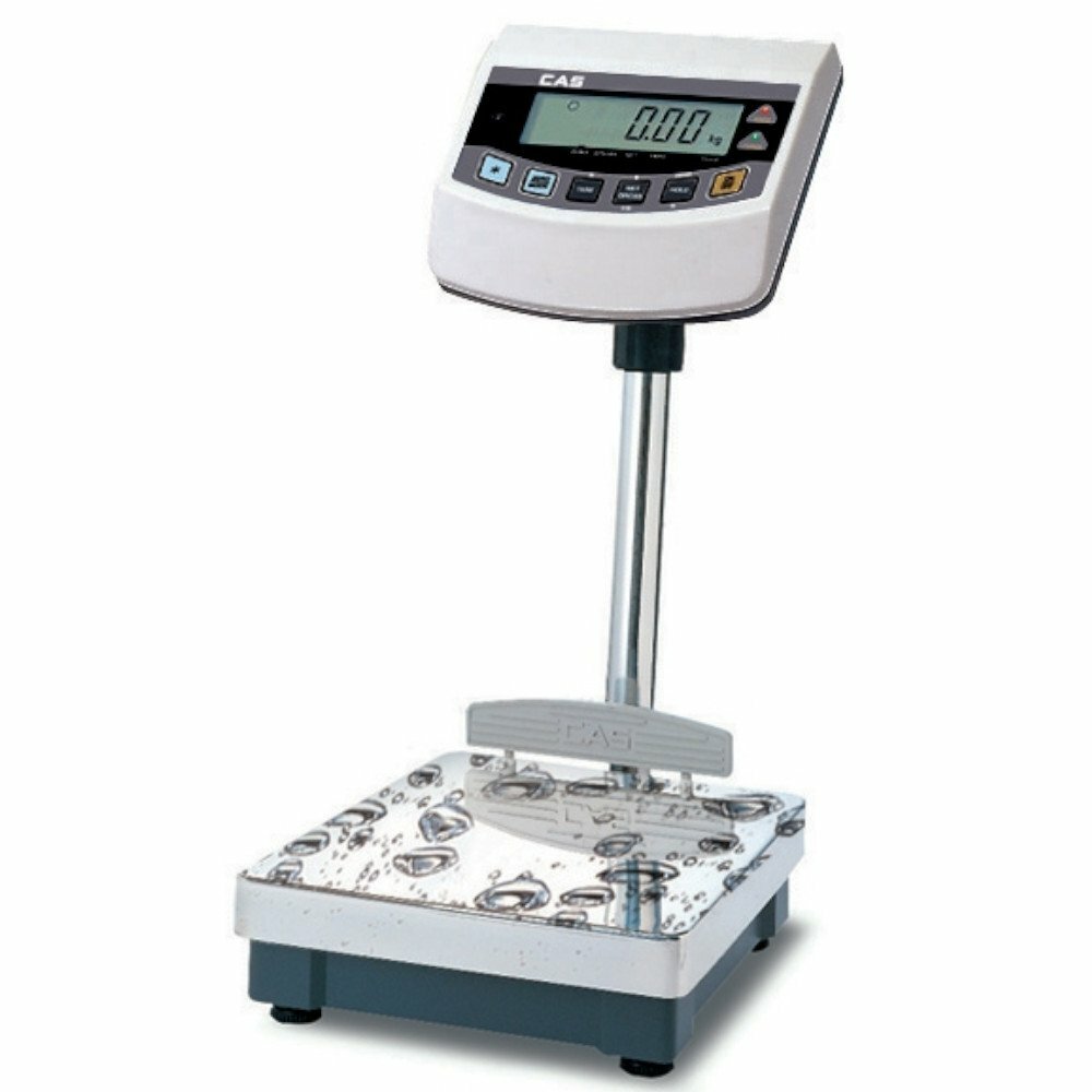 Waga wodoodporna pomostowa do 30 kg z krótszą szalką | CAS BW-1 30 N