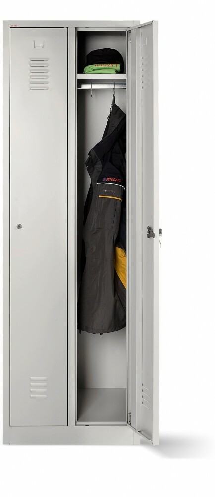 Szafka socjalna metalowa 2-drzwiowa BHP 60 cm| PROBOX Szafa NHP 60