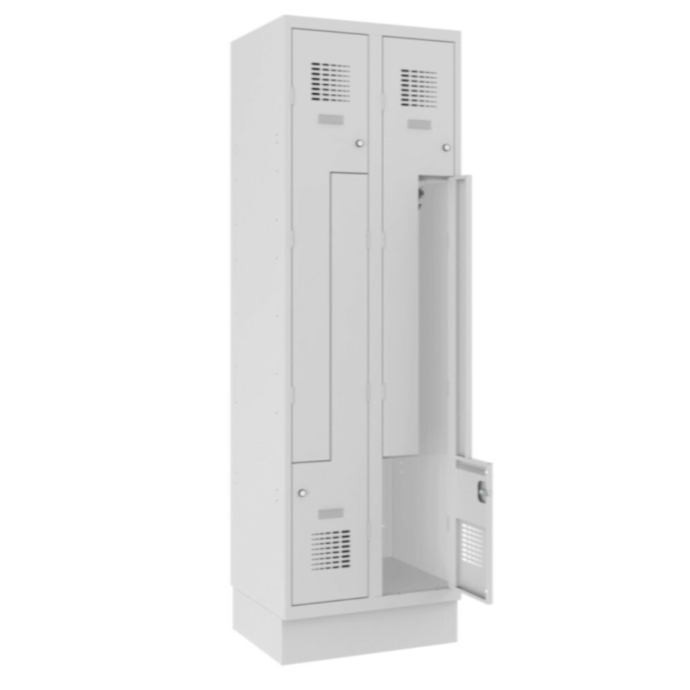 Szafa ubraniowa z drzwiami w kształcie litery L 1800x600x500 mm | MALOW SUL 32 W ST