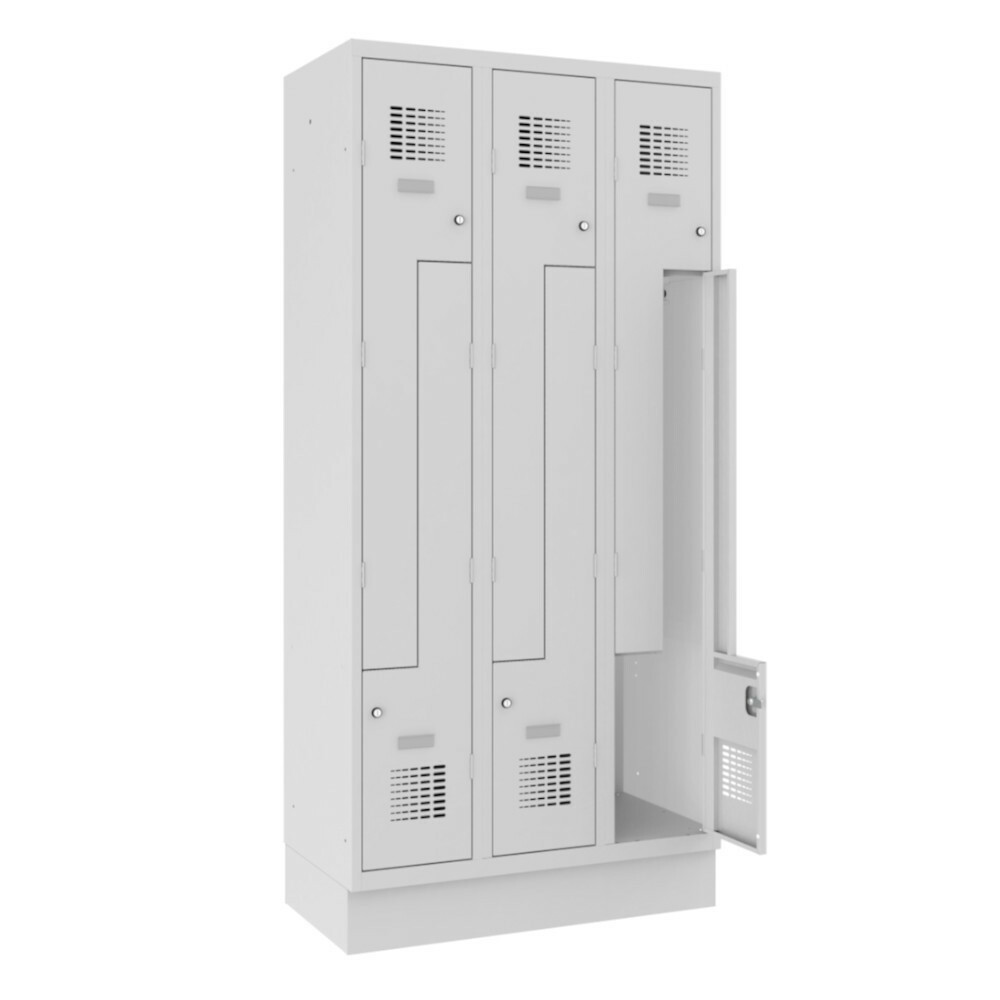 Szafa ubraniowa z drzwiami w kształcie litery L 1800x900x500 mm | MALOW SUL 33 W ST