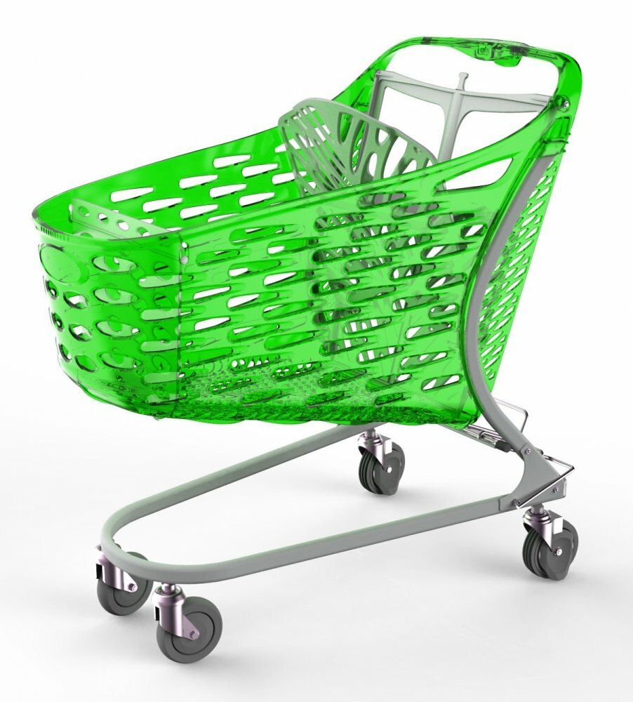 Wózek sklepowy 130L | Rabtrolley Samba Glamour 130L