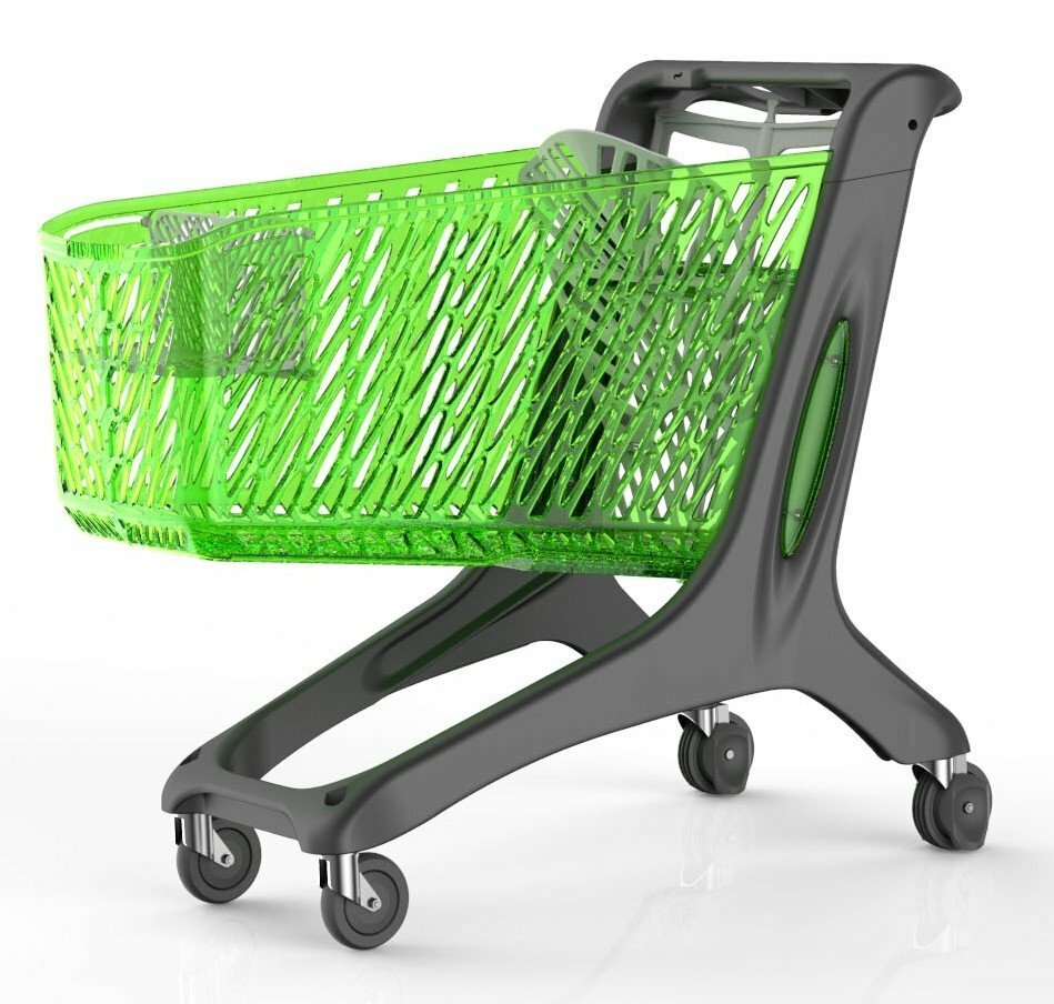 Wózek sklepowy 210L | Rabtrolley Maxi Basic 210L