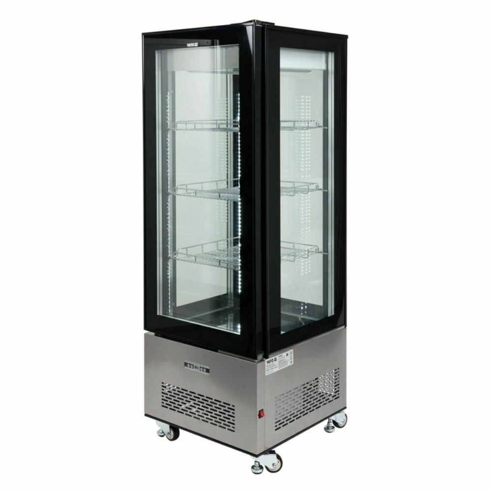 Witryna chłodnicza czarna 400L | Yato Gastro YG-05068