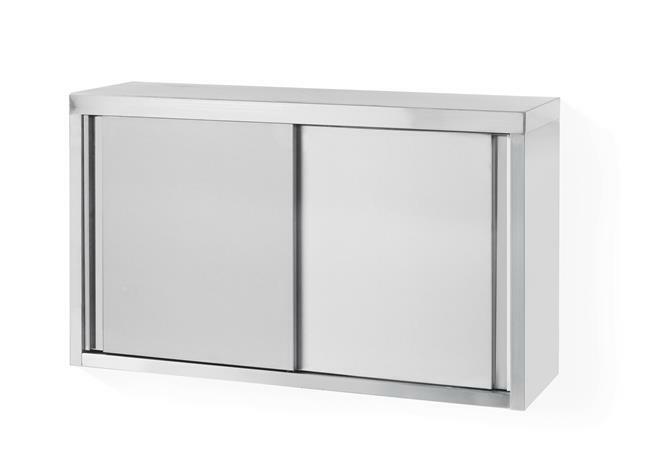 Szafka wisząca z drzwiami suwanymi 1000x300x(H)600 mm - spawana | Hendi 811207