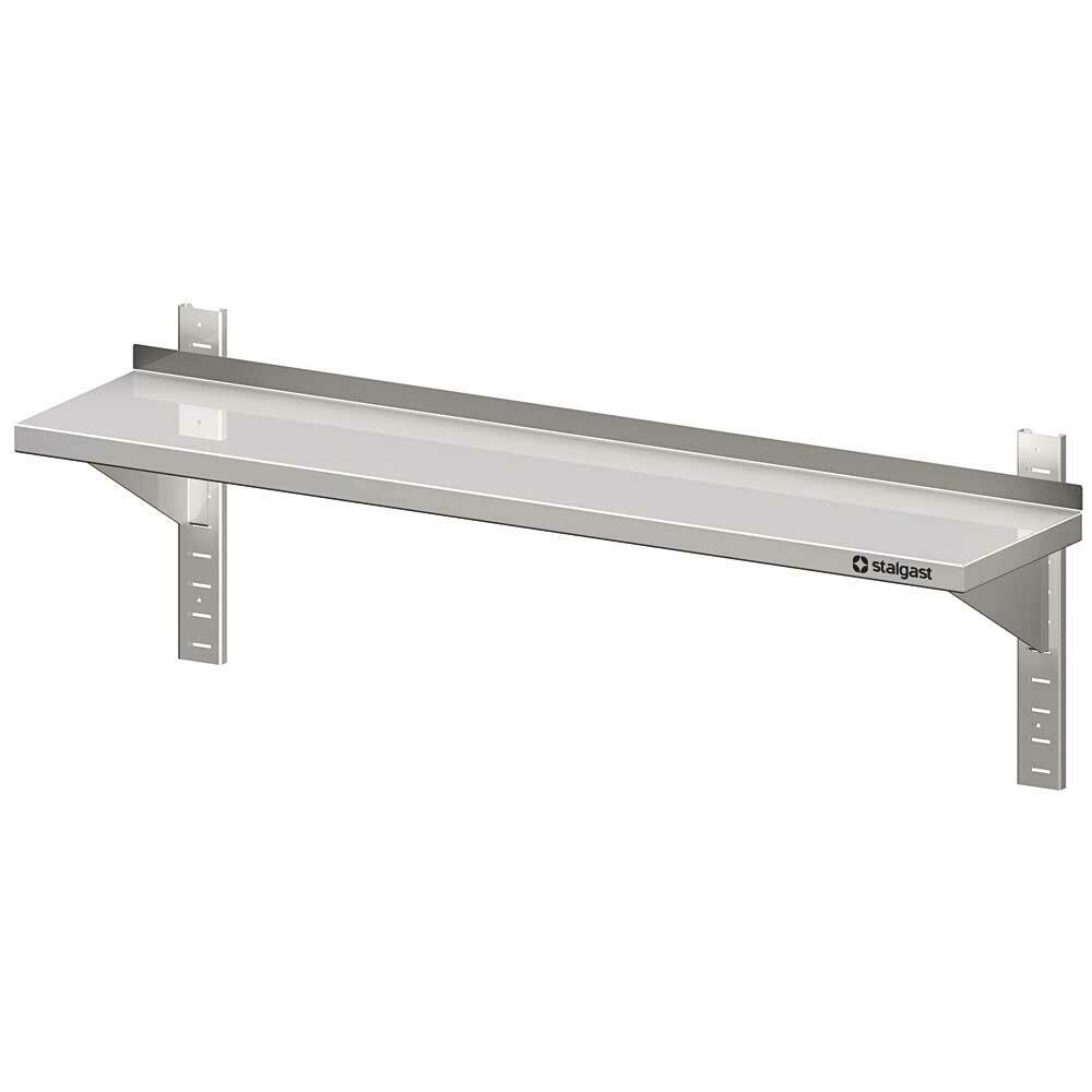 Półka nierdzewna przestawna pojedyncza 1200x300x400 mm | Stalgast 610010