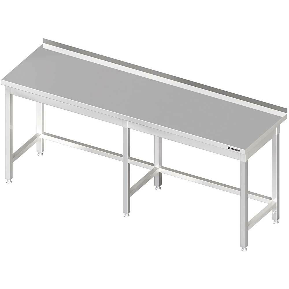 Stół przyścienny bez półki 2400x700x850 mm spawany | Stalgast 980037240