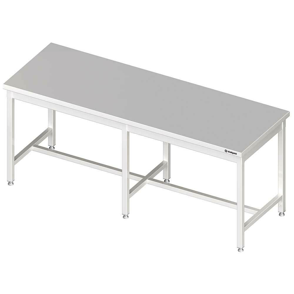 Stół centralny bez półki 2500x700x850 mm spawany | Stalgast 980097250
