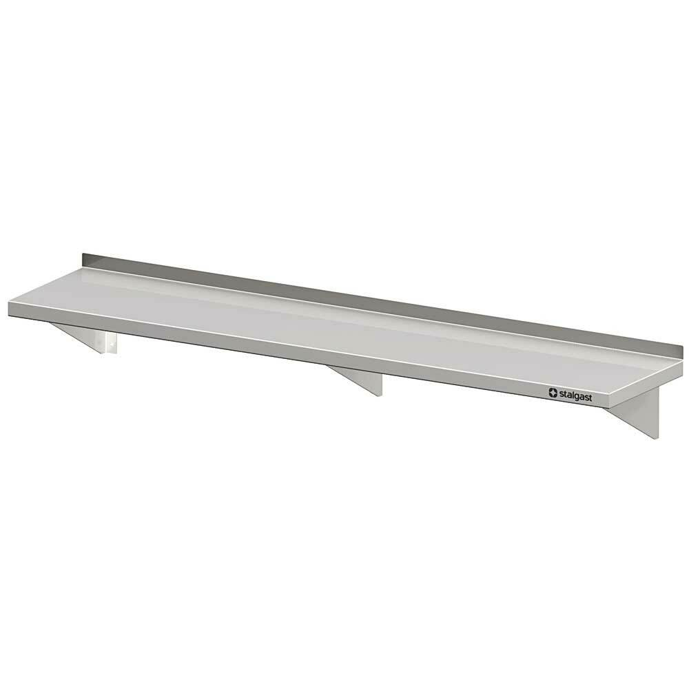 Półka wisząca na konsolach 1400x400x170 mm | Stalgast 981744140