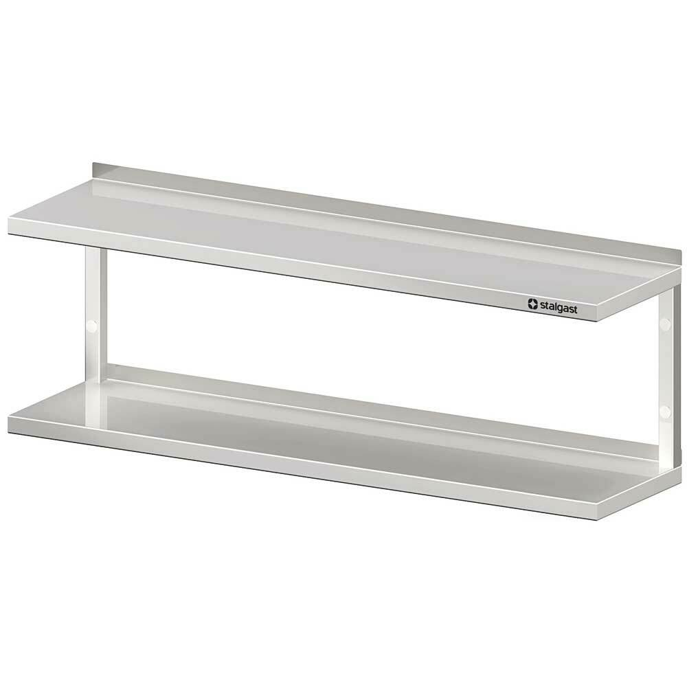 Półka wisząca podwójna 600x300x390 mm | Stalgast 981833060