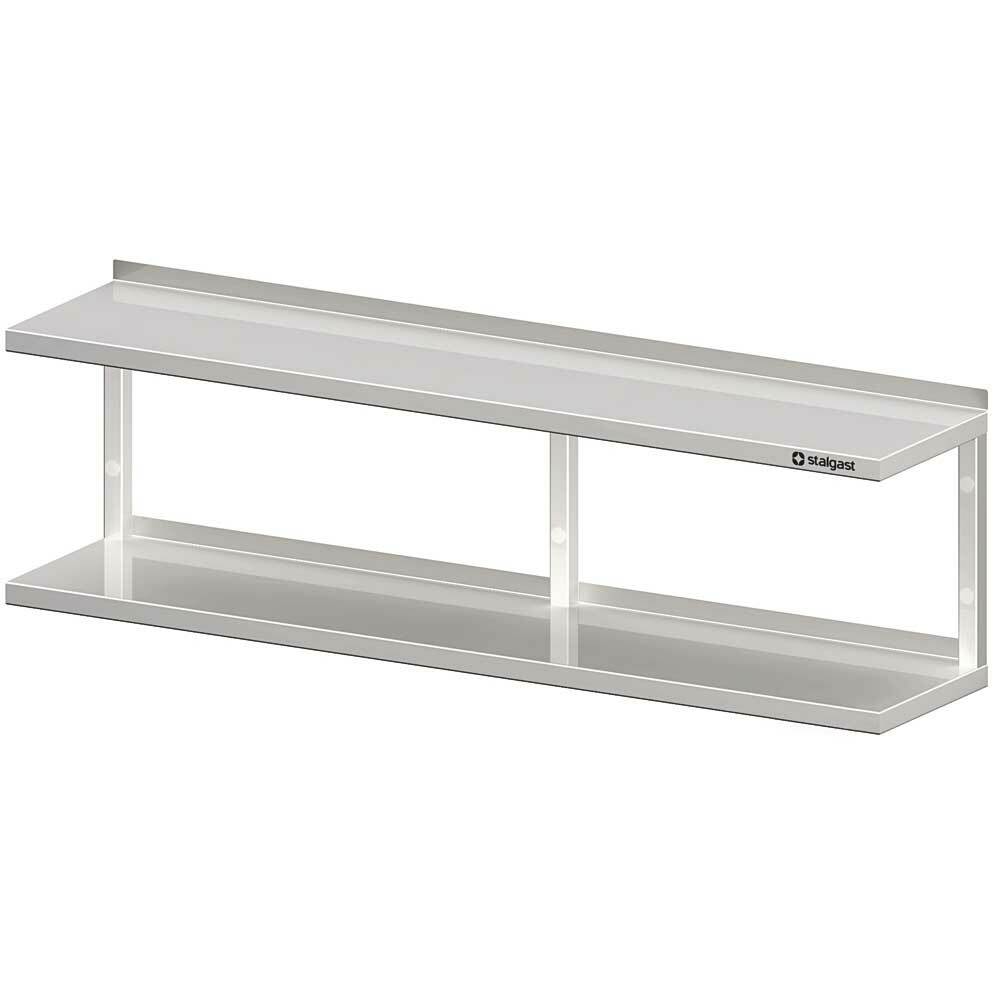 Półka wisząca podwójna 1600x400x390 mm | Stalgast 981844160