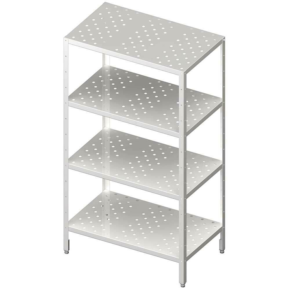 Regał magazynowy,półki perforowane 1000x400x1800 skręcany | Stalgast 981894100