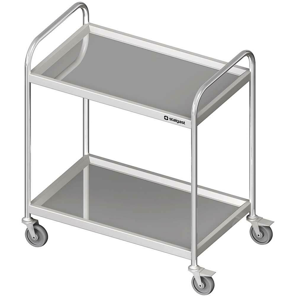 Wózek kelnerski dwupółkowy 900x500x950 mm | Stalgast 982025090