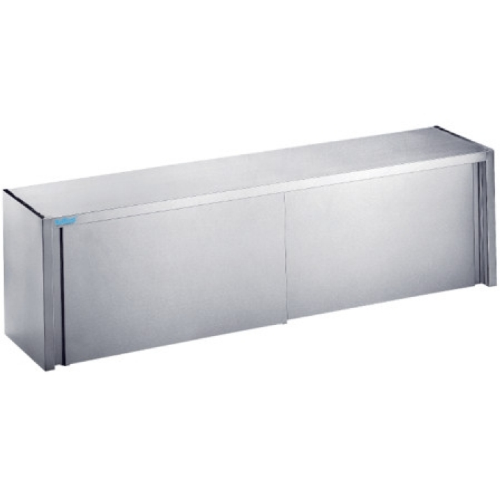 Szafka nierdzewna ścienna z drzwiami suwanymi 1200x400x550 mm | Rilling AHS041200000