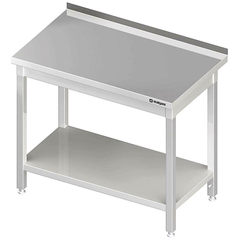 Stół przyścienny z półką 1300x600x850 mm spawany | Stalgast 980046130S
