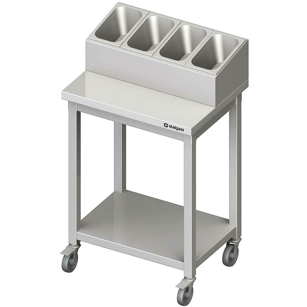 Pomocnik kelnerski 655x500x1100 mm (4 GN) spawany | Stalgast 982055065S