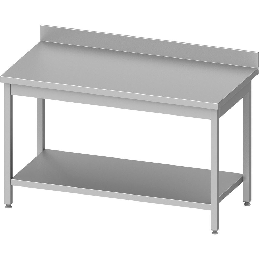 Stół nierdzewny z półką, skręcany 1000×600×850 mm | Stalgast 950046100