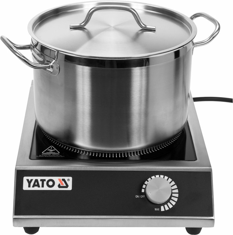 Kuchenka gastronomiczna indykcyjna 3500 W z regulacją manualną Yato Gastro | Yato Gastro YG-04700