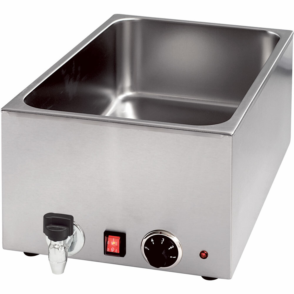 Bemar nastawny z kranem do pojemników GN 1/1 i H 150 mm, P 1.2 kW, 230 V | Caterina 741156 Stalgast