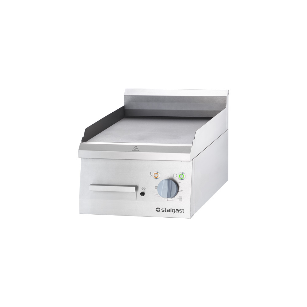 Gastronomiczna płyta grillowa elektryczna, gładka, 4 kW | Stalgast 9730100