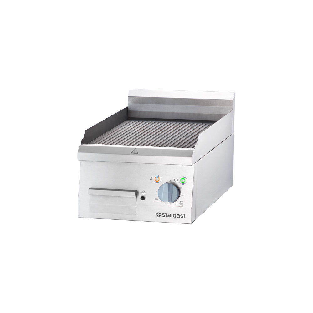 Przemysłowa płyta grillowa elektryczna, ryflowana, 4 kW | Stalgast 9730200