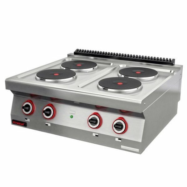 Kuchnia gastronomiczna elektryczna nastawna | Kromet 700.KE-4