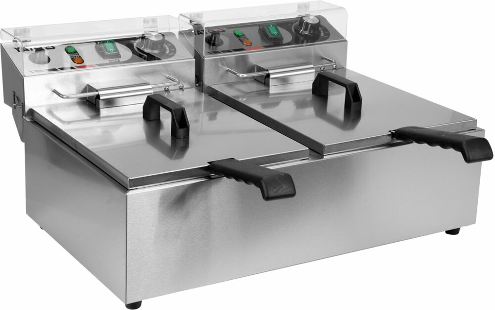 Frytownica gastronomiczna 2-komorowa 2x6L | Yato Gastro YG-04622