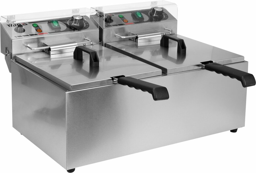 Frytownica gastronomiczna 2-komorowa 2x8L | Yato Gastro YG-04623